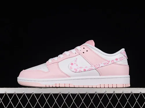 All categories Nk SB Dunk series Nk SB Dunk Low low-top sneakers Nk Dunk Low "Pink Paisley" Sakura pink SB low-top sports and leisure sneakers FD1449-100